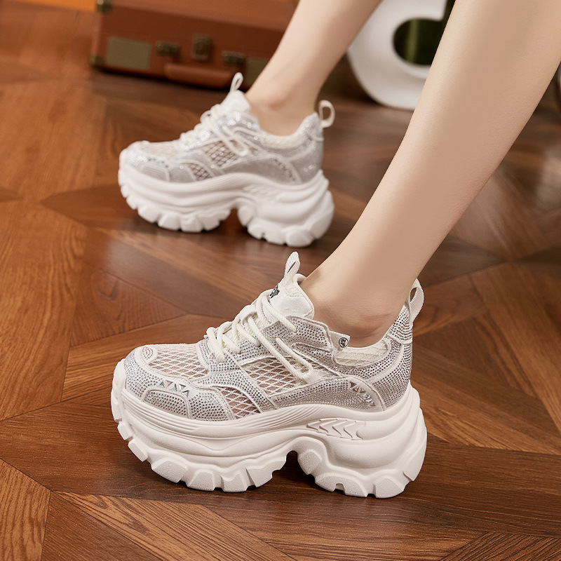 Outdoor Sports Leisure - 9CM Height Increasing Shoes Women's Summer