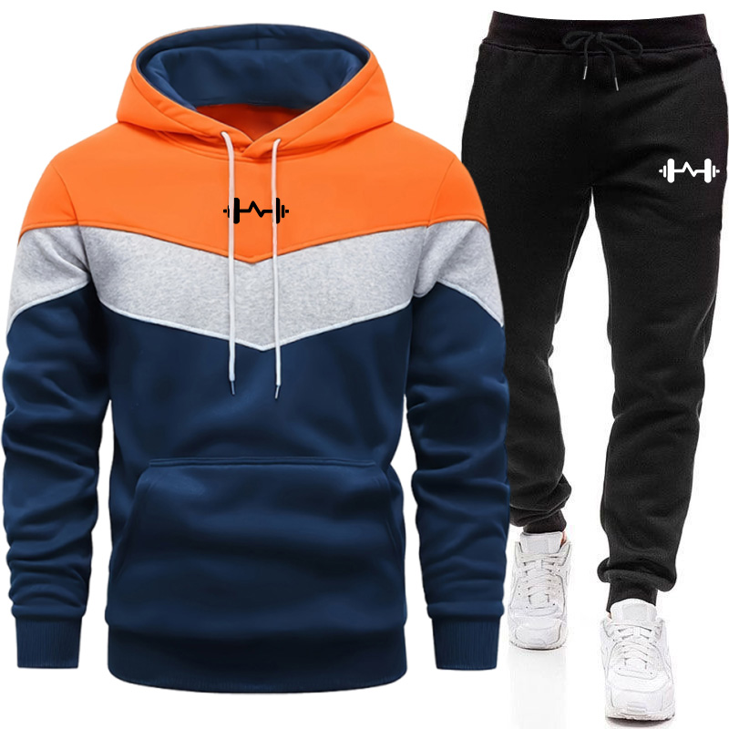 Outdoor Sports Leisure - 2026 Fashion Men's Sports Set Hooded