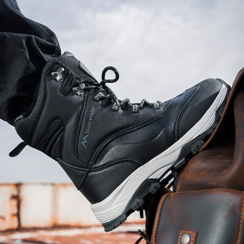 Outdoor Sports Leisure - 2025 New Men'S Snow Boots Waterproof