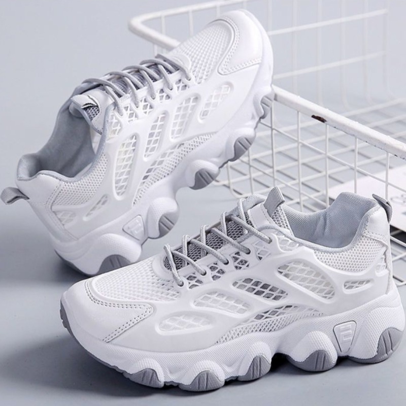 Outdoor Sports Leisure - Breathable Mesh Chunky Sneakers Outdoor Sports