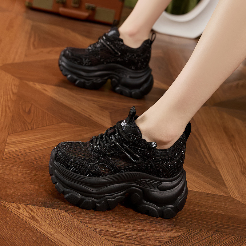 9CM Height Increasing Shoes Wo - Outdoor Sports Leisure avaliação e preço