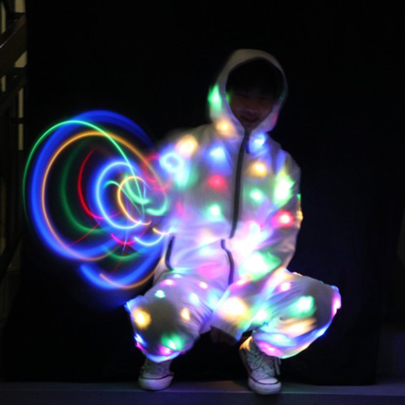 Led Lighs Waterproof Clothes C - Outdoor Sport Jacket avaliação e preço
