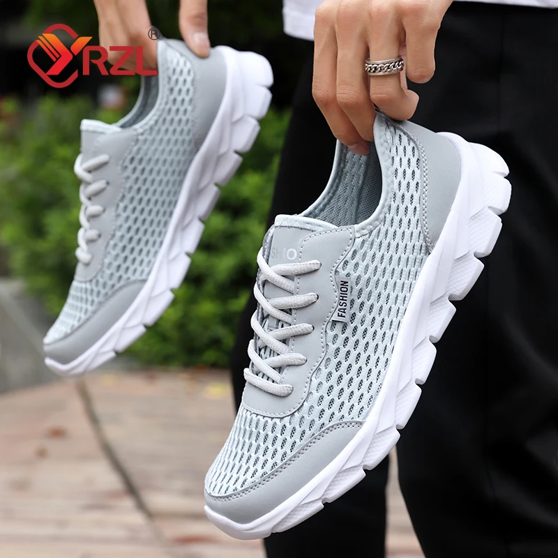 YRZL Tennis Shoes for Men Ligh - Outdoor Sport Lights avaliação e preço