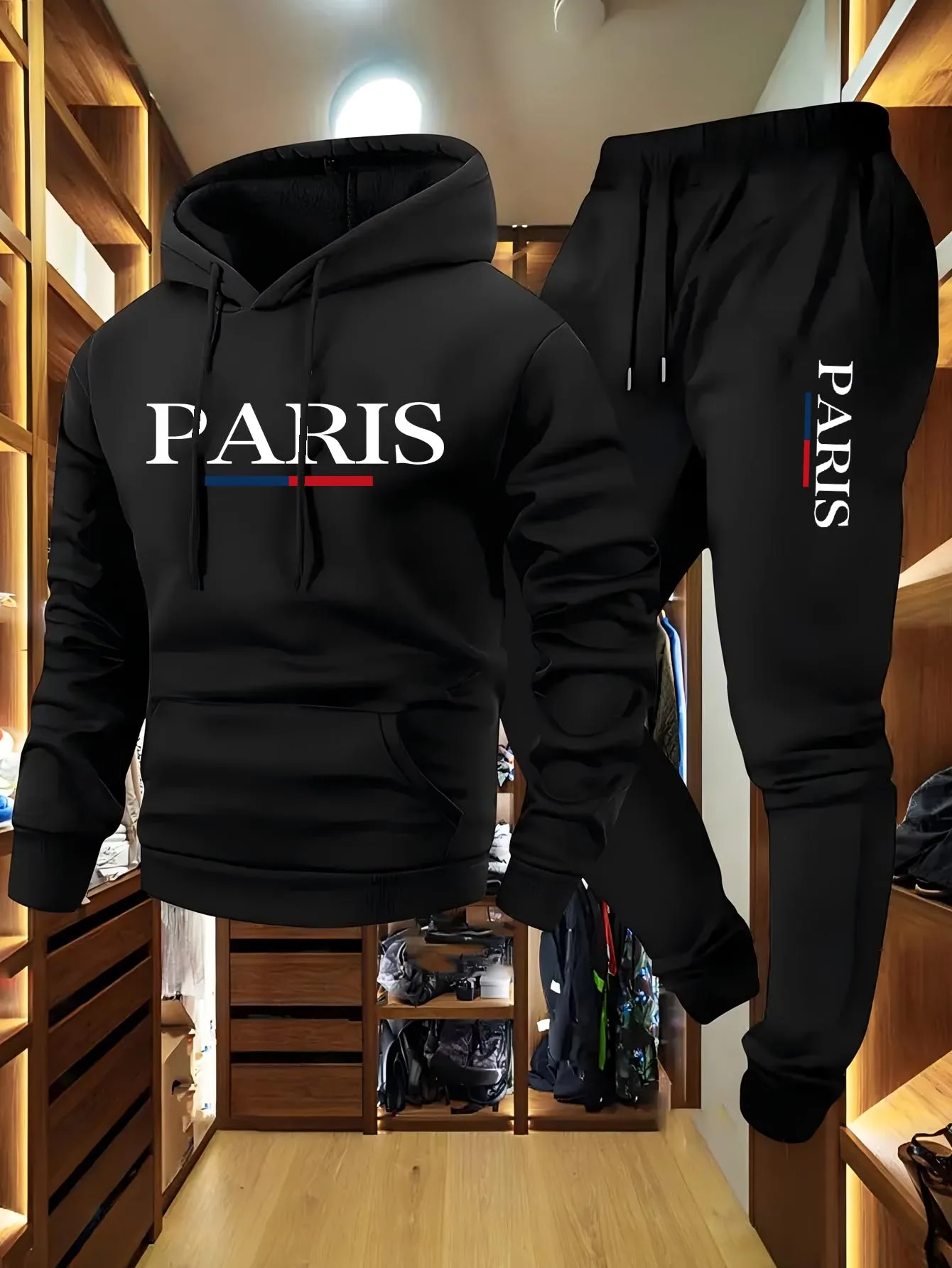Fashion Men's Hoodie Gift 2-pi - Outdoor Sports Leisure avaliação e preço
