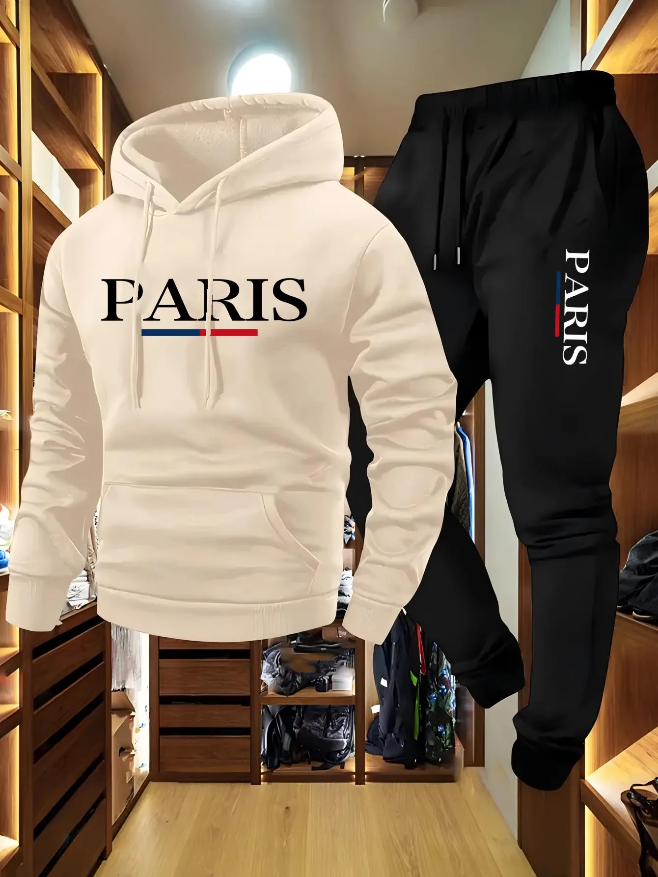 Fashion Men's Hoodie Gift 2-pi - Outdoor Sports Leisure avaliação e preço