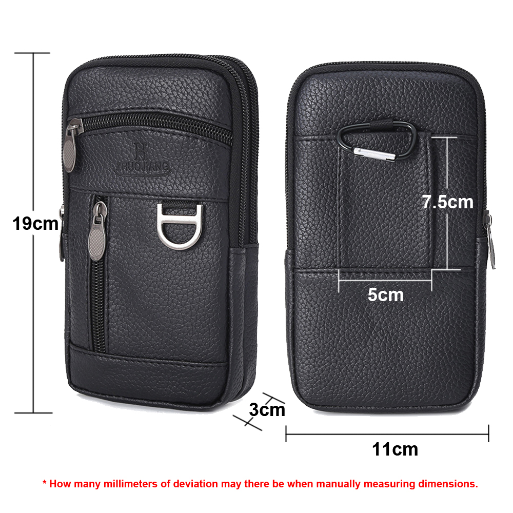 Men Waist Bag Mobile Phone Bag - Outdoor Sports Leisure avaliação e preço