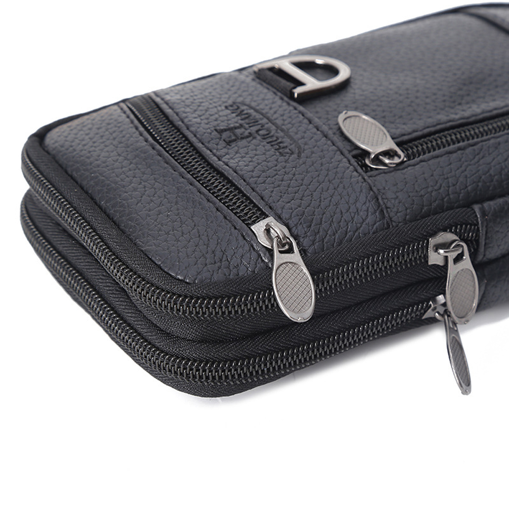 Men Waist Bag Mobile Phone Bag - Outdoor Sports Leisure avaliação e preço