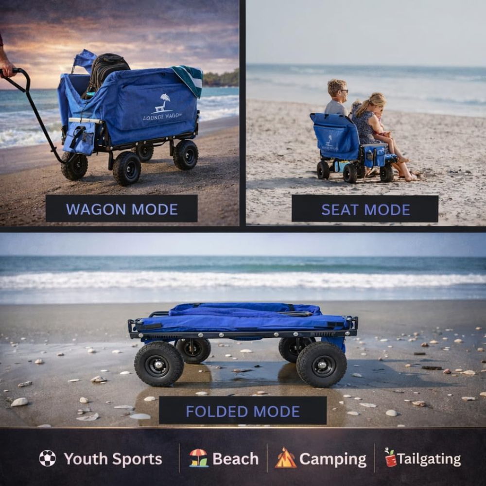 Lounge Wagon 3-in-1 Sports Wag - Outdoor Sports Umbrella avaliação e preço