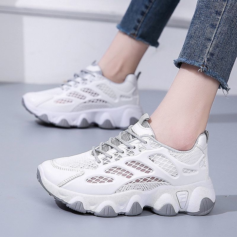 Breathable Mesh Chunky Sneaker - Outdoor Sports Leisure avaliação e preço