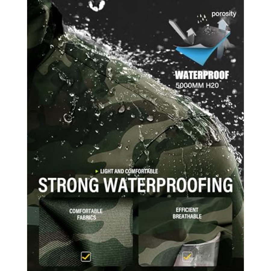 iCreek Rain Suit Waterproof Ja - Outdoor Sport Jacket avaliação e preço