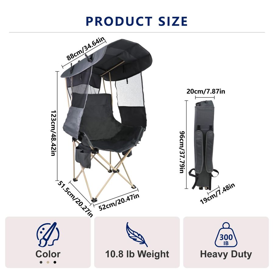 Camping Chairs Canopy Outdoor  - Outdoor Sports Umbrella avaliação e preço
