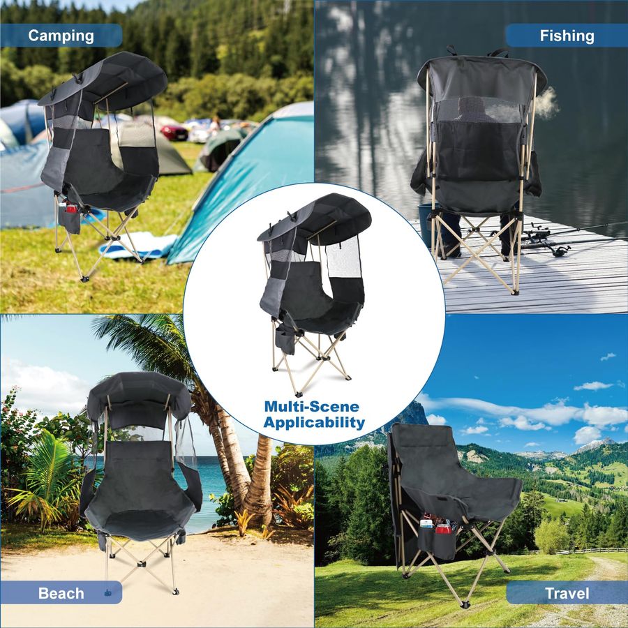 Camping Chairs Canopy Outdoor  - Outdoor Sports Umbrella avaliação e preço
