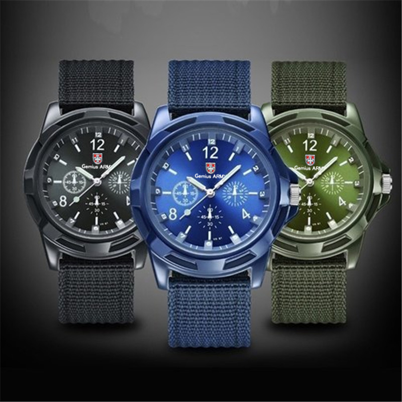 Men's Sports Watch Quartz Nylo - Indoor Sport And Outdoor Sports avaliação e preço