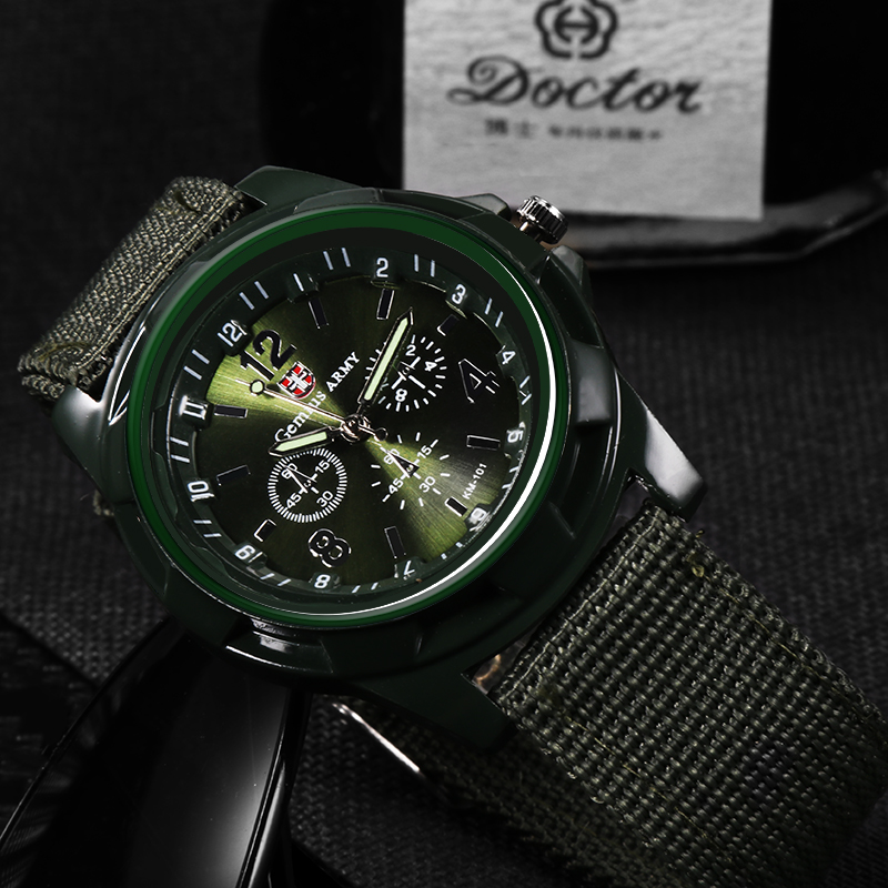 Men's Sports Watch Quartz Nylo - Indoor Sport And Outdoor Sports avaliação e preço