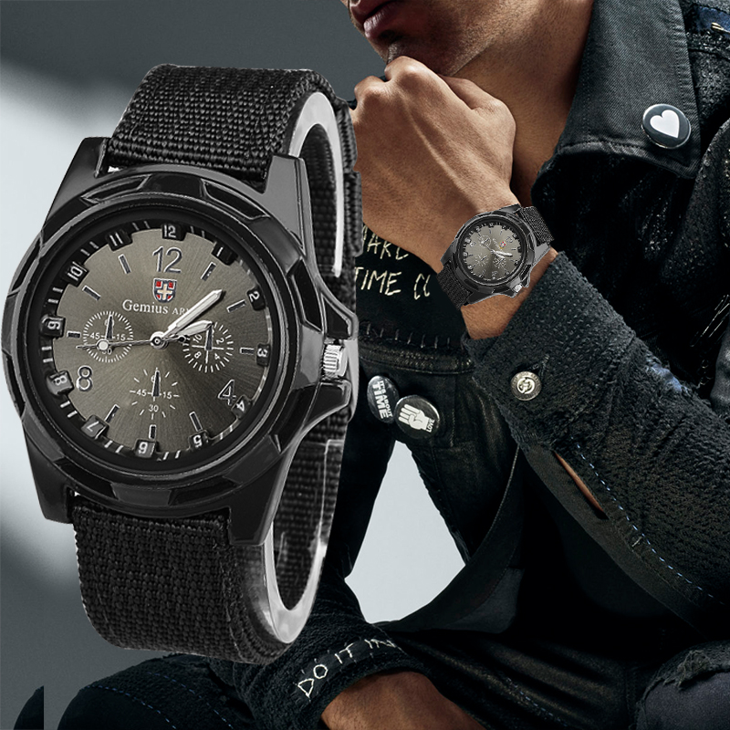 Men's Sports Watch Quartz Nylo - Indoor Sport And Outdoor Sports avaliação e preço