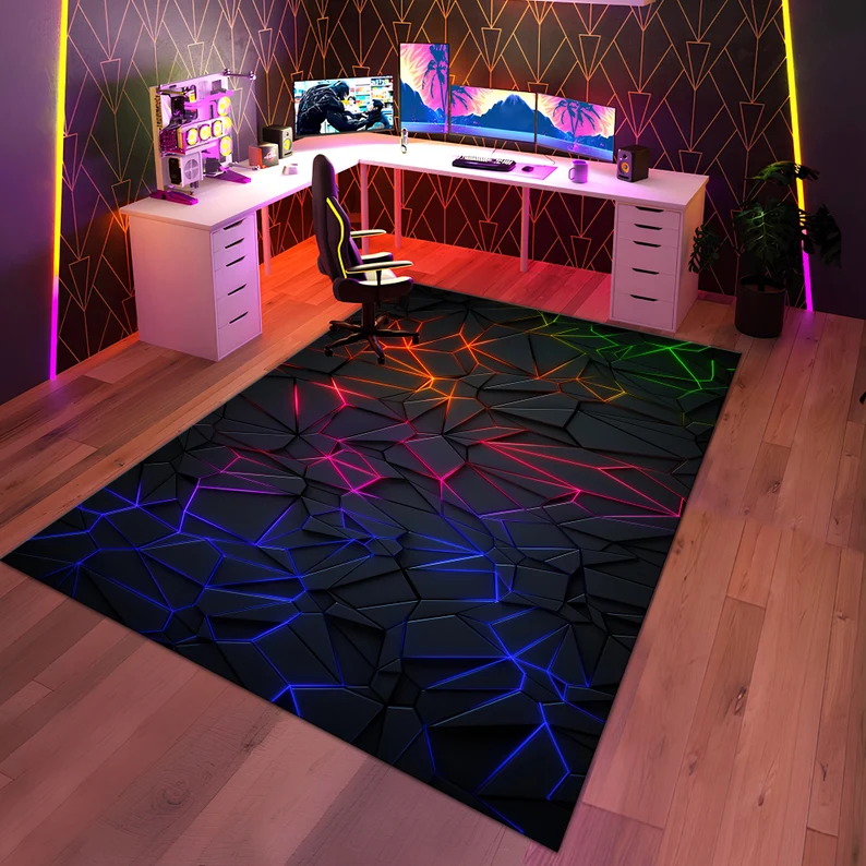 Gamer Rug Gaming Rug,Game Rug  - Outdoor Sport Area avaliação e preço