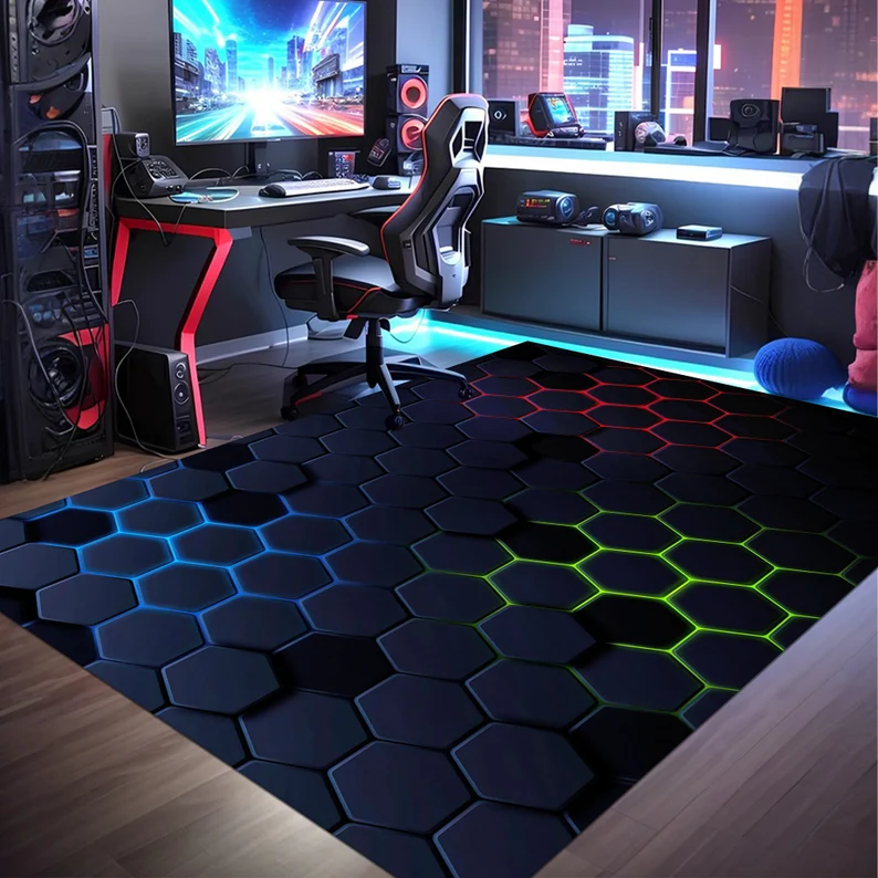 Gamer Rug Gaming Rug,Game Rug  - Outdoor Sport Area avaliação e preço