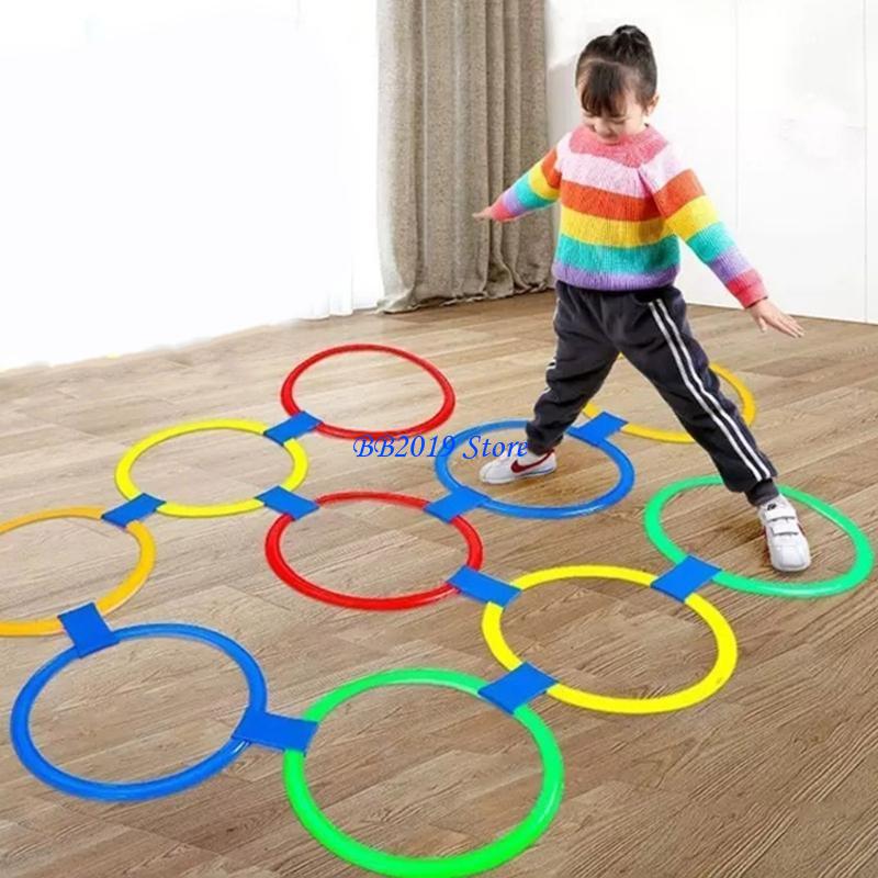 Q0KB Jumping Hoop Set Outdoor  - Indoor Sport And Outdoor Sports avaliação e preço