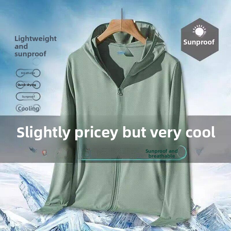 Ice Silk Mesh UV Protection Cl - Outdoor Sport Jacket avaliação e preço
