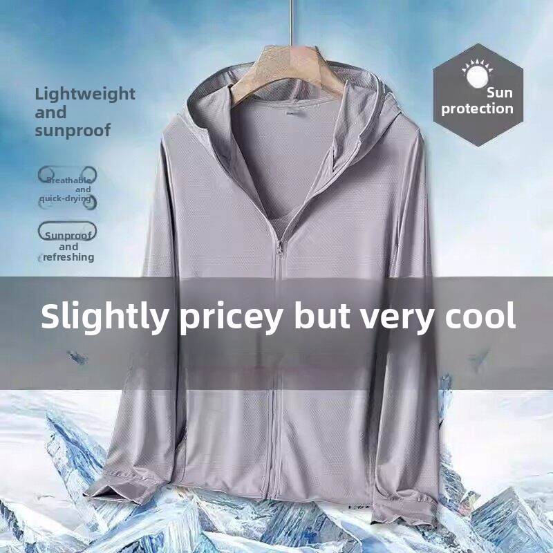 Ice Silk Mesh UV Protection Cl - Outdoor Sport Jacket avaliação e preço